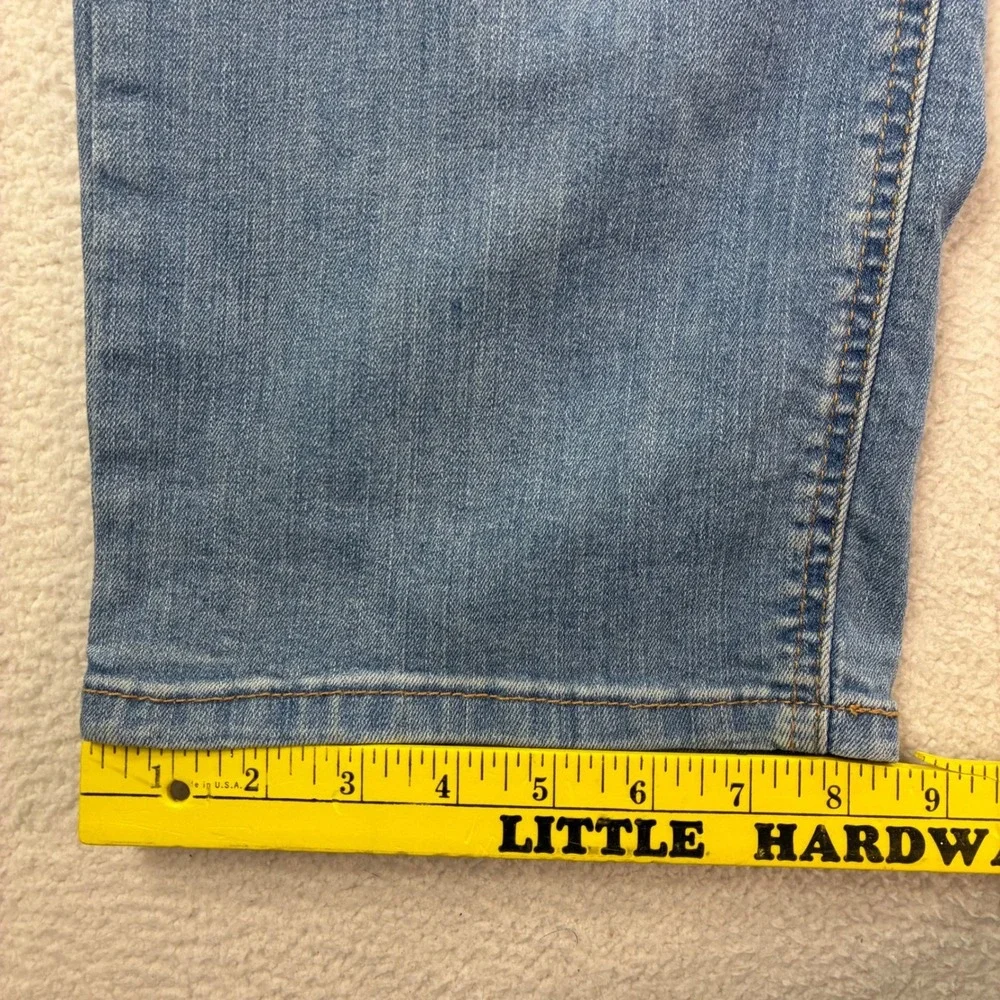 Levis 541 Athletic Taper Jeans Men 44x33 Blue Stretch Casual Faded Denim Whisker